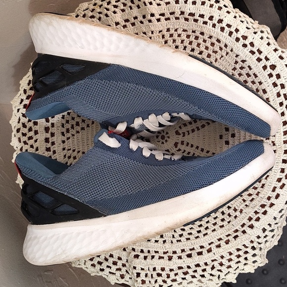 Kizik Athens running shoes Size 8 Women's 6.5 Mens Deep Sea Blue Slip On Tie - Picture 6 of 12